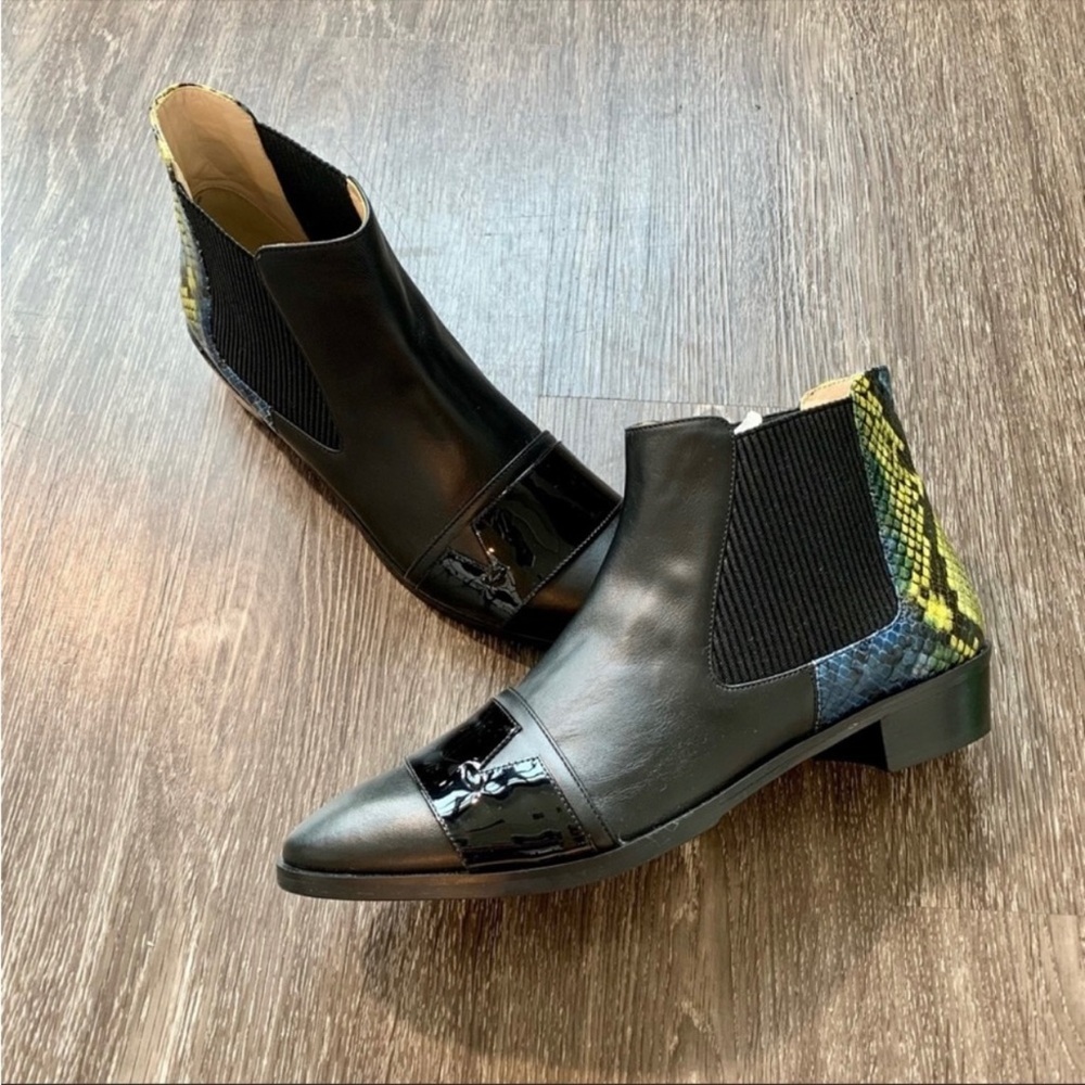 Norie Ankle leather boots. Made in Italy. Size 40